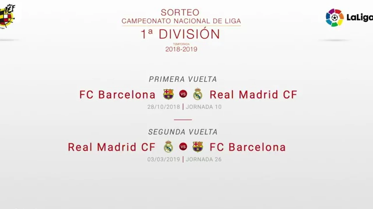 El Clásico entre Barcelona y Real Madrid se jugará los fines de semana del 28 de octubre 3 de marzo | Onda Cero Radio