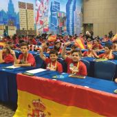 Niños españoles en el campeonato del mundo de cálculo mental en Rusia