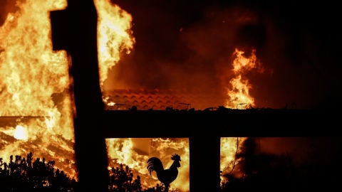 Incendio en Grecia