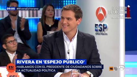 Albert Rivera en Espejo P&uacute;blico