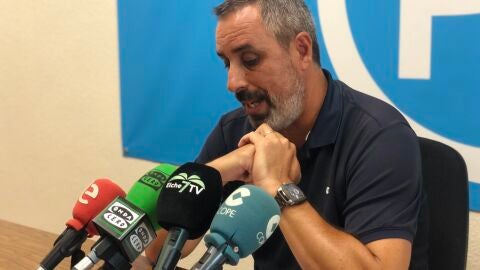 Vicente Granero, portavoz adjunto del Grupo Popular de Elche