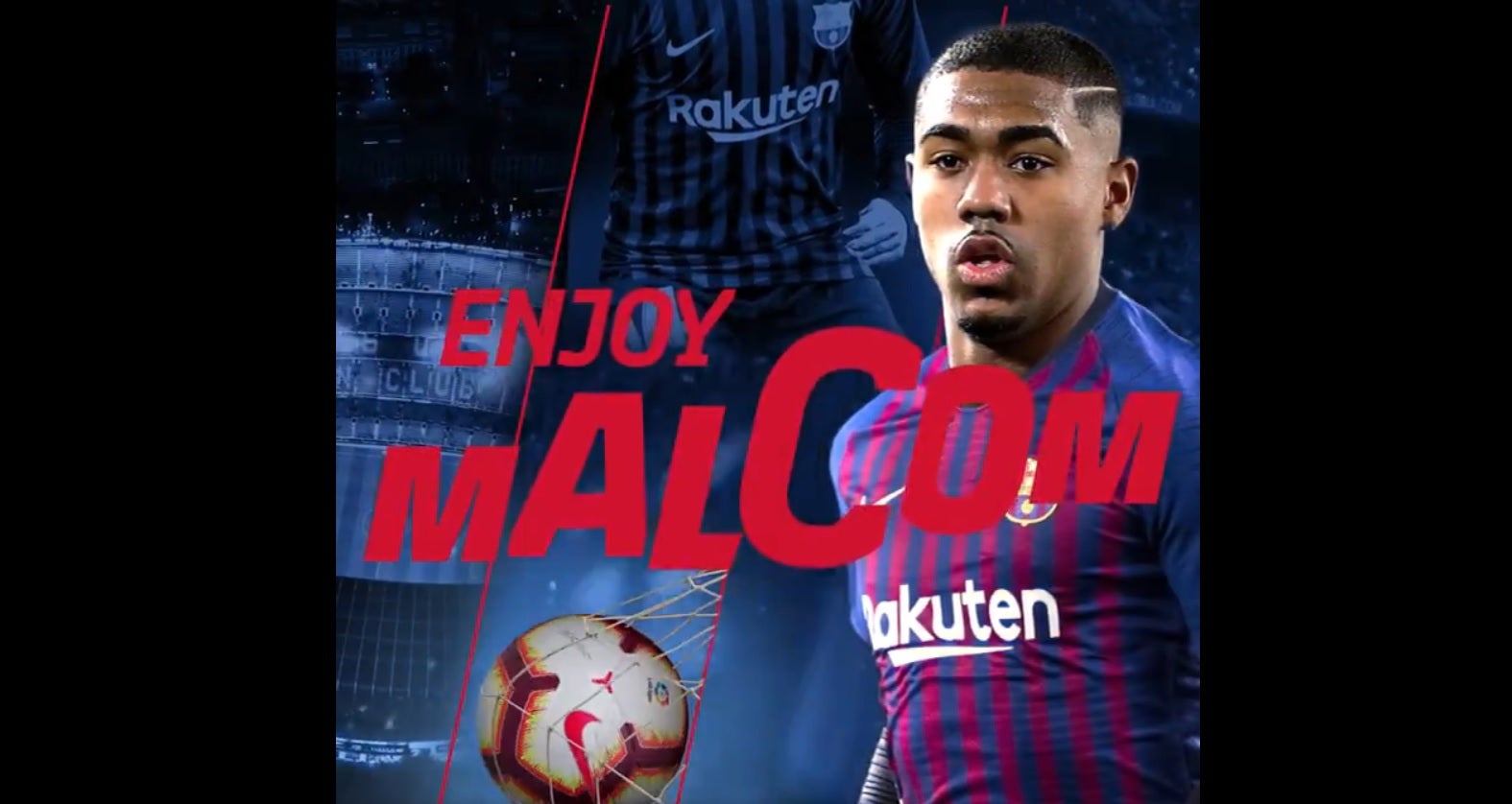El Barcelona hace oficial el fichaje de Malcom por 41 millones de euros El Barcelona hace oficial el fichaje de Malcom por 41 millones de euros