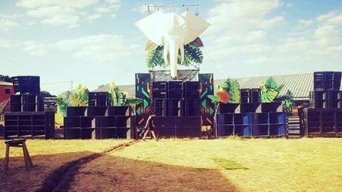 La 'rave' clandestina' Freeparty Kamikaze 3.0.