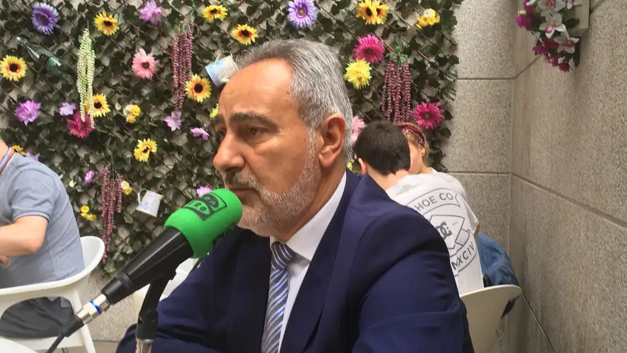 Terrazas de Verano de Onda Cero Pontevedra Jose Manuel Cores Touris en las Terrazas de Verano