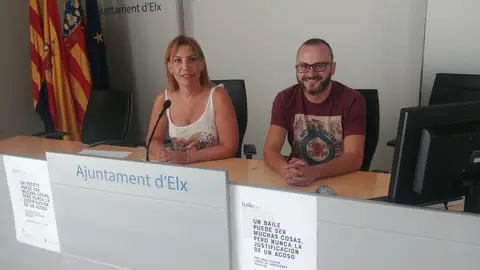 Teresa Maciá y Jorge Villar presenta la campaña contra agresiones sexuales Teresa Maciá y Jorge Villar presenta la campaña contra agresiones sexuales
