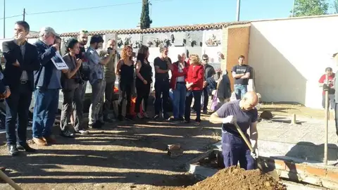 Exhumación Jesús Pablo Carrera Olascoaga Cumplimiento de la Ley de Memoria Histórica en Alcalá de Henares