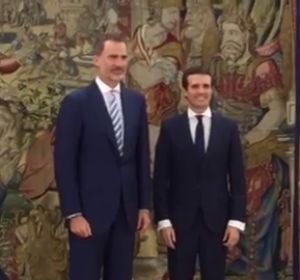 El Rey Felipe VI recibe a Pablo Casado El Rey Felipe VI recibe a Pablo Casado