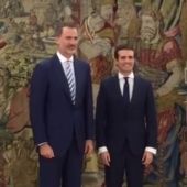 El Rey Felipe VI recibe a Pablo Casado
