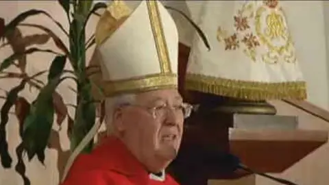 Reig Pla durante la misa de La 2 Reig Pla durante la misa de La 2