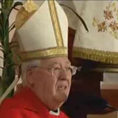 Reig Pla durante la misa de La 2 Reig Pla durante la misa de La 2