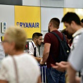 Mostradores de facturación de Ryanair