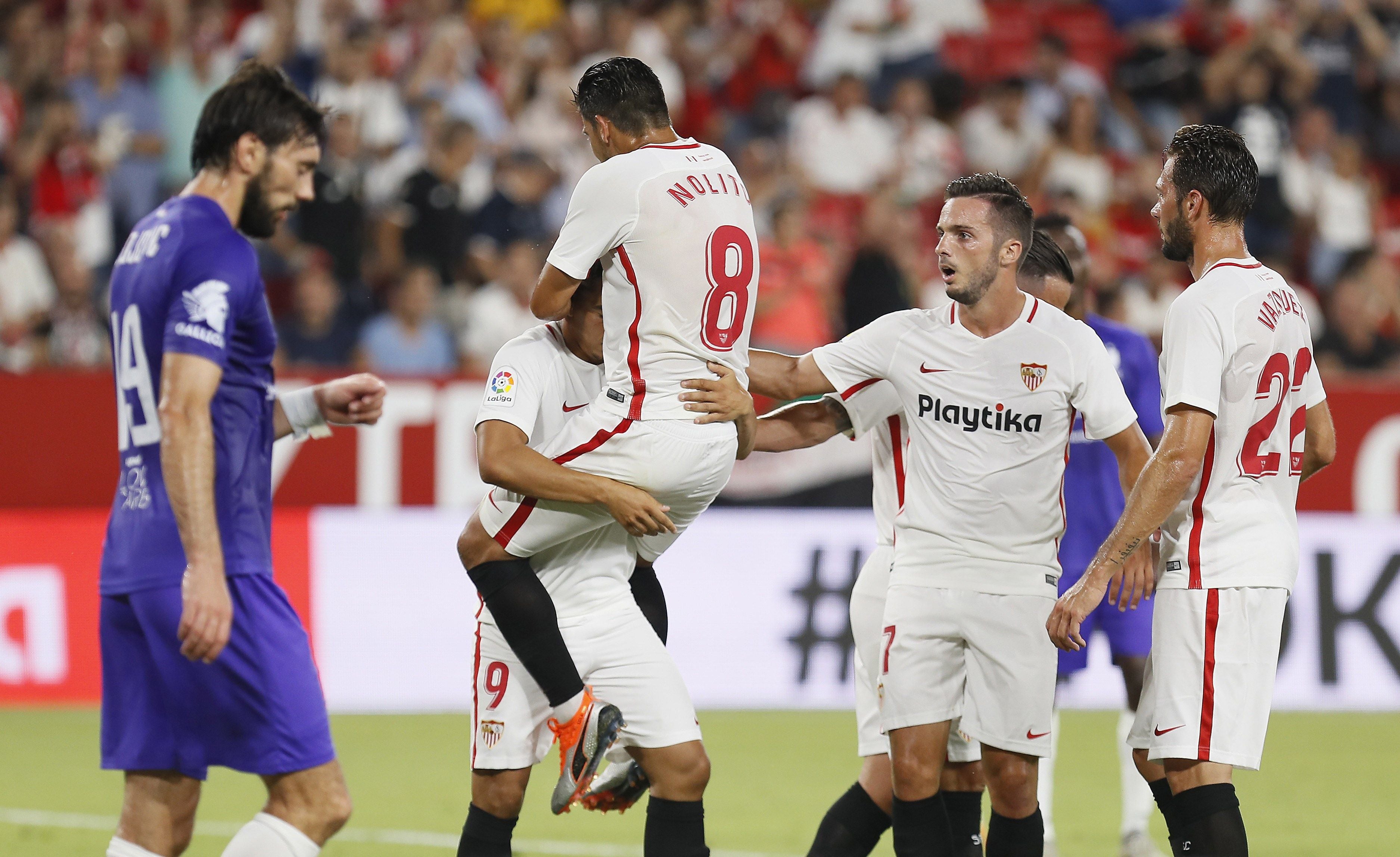 El Sevilla de Machín golea al Ujpest húngaro en su debut oficial en el Pizjuán El Sevilla de Machín golea al Ujpest húngaro en su debut oficial en el Pizjuán