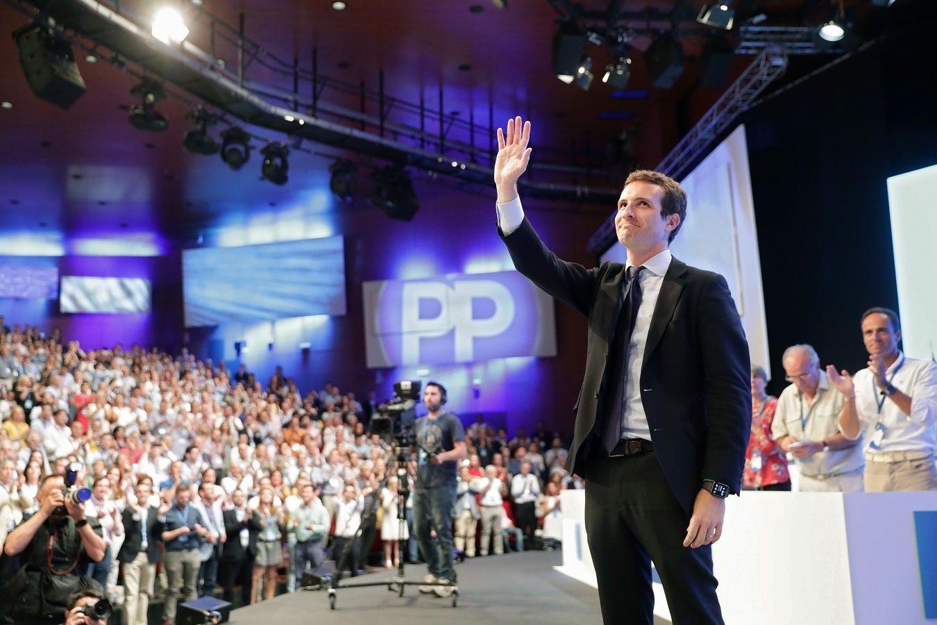 Casado subraya que la mitad de la estructura de PP es de otras candidaturas Casado subraya que la mitad de la estructura de PP es de otras candidaturas
