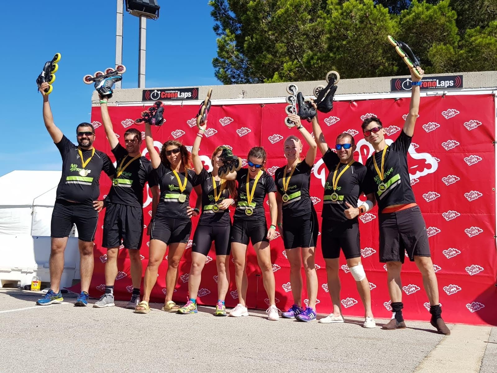 Un equipo de Elche Patina logra el primer puesto en el 24h de Calafat Un equipo de Elche Patina logra el primer puesto en el 24h de Calafat