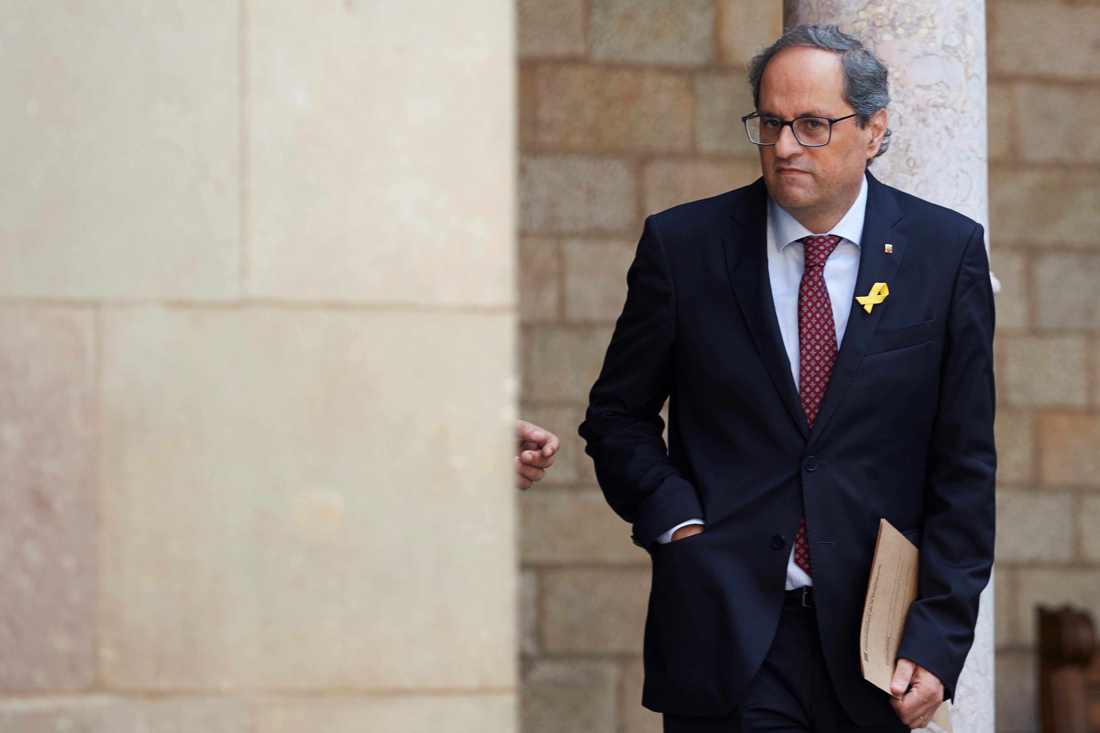 Torra convoca una reunión de urgencia del Govern tras la acusación de la Fiscalía Torra convoca una reunión de urgencia del Govern tras la acusación de la Fiscalía
