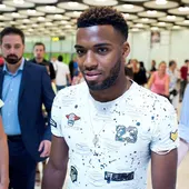 Thomas Lemar a su llegada a Madrid Thomas Lemar a su llegada a Madrid