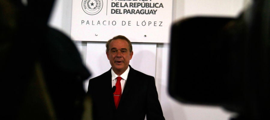 El ministro de Agricultura y Ganadería, Luis Gneiting El ministro de Agricultura y Ganadería, Luis Gneiting