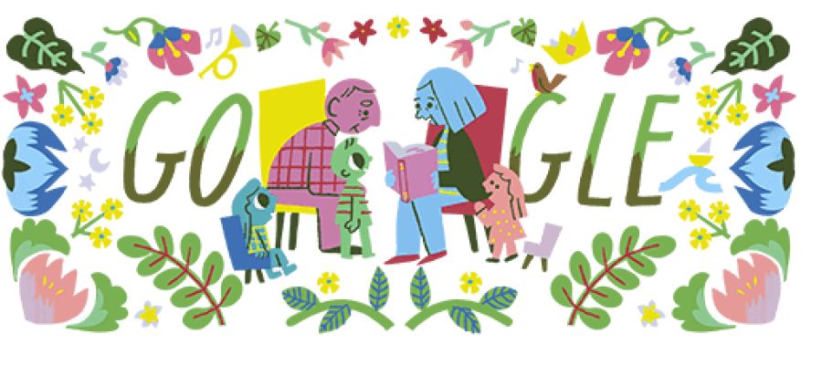Doodle de Google dedicado a los abuelos Doodle de Google dedicado a los abuelos
