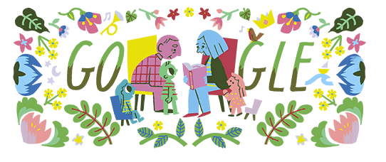Google homenajea a los abuelos en su día con su doodle Google homenajea a los abuelos en su día con su doodle