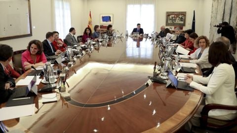 Reuni&oacute;n del Consejo de Ministros en Moncloa