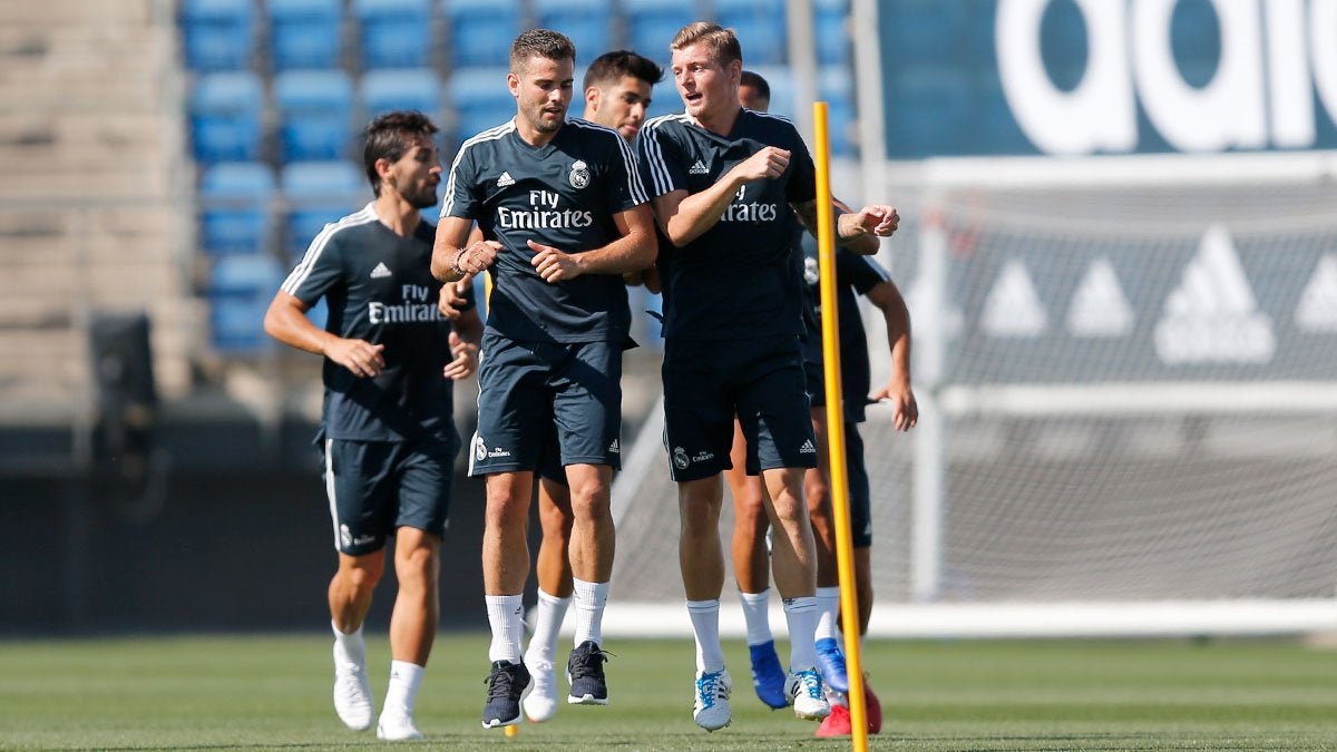 Kroos, Nacho, Asensio y Lucas vuelven a los entrenamientos con el Real Madrid Kroos, Nacho, Asensio y Lucas vuelven a los entrenamientos con el Real Madrid