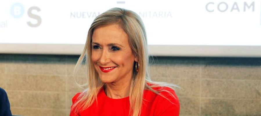 En la imagen la expresidenta madrileña Cristina Cifuentes En la imagen la expresidenta madrileña Cristina Cifuentes