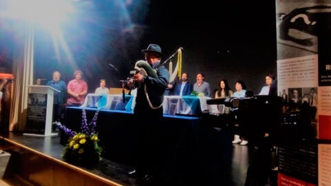 Acto conmemorativo tras la recuperaci&oacute;n de los guerrilleros represaliados durante el franquismo