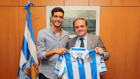 Mikel Merino en la Real Sociedad Mikel Merino en la Real Sociedad