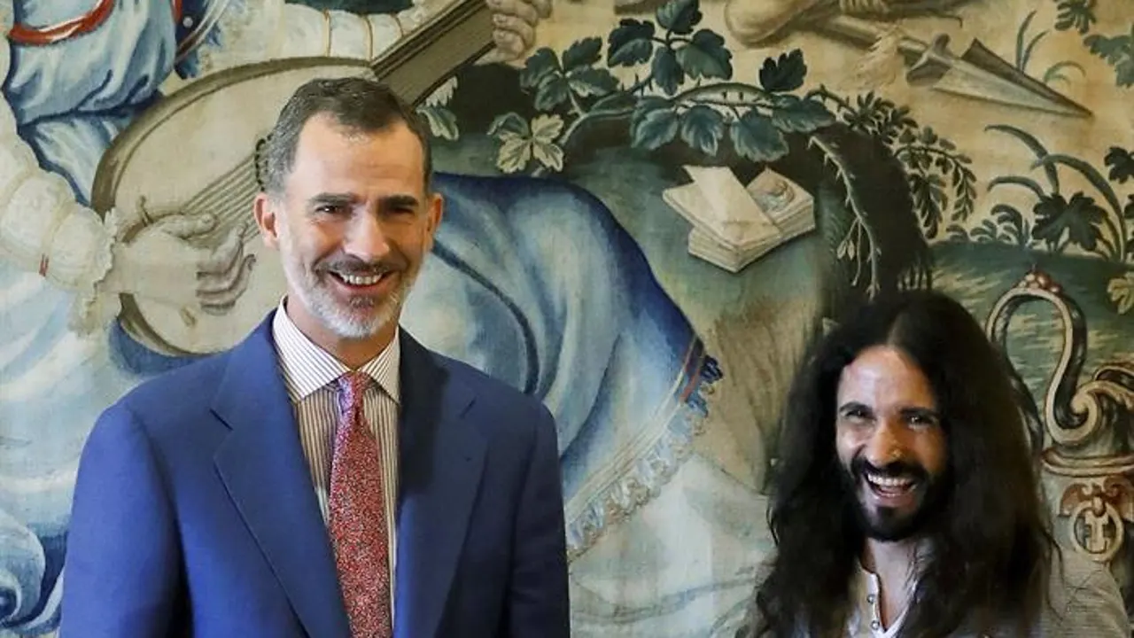 Baltasar Picornell con el Rey Felipe VI