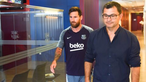 Messi vuelve a los entrenamientos con el Barcelona