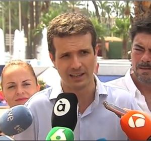 Pablo Casado en Santa Pola Pablo Casado en Santa Pola