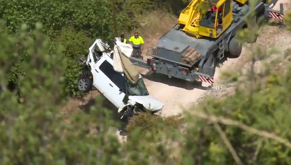 Rescatan el cadáver de una mujer dentro de un coche en un embalse de Cuenca