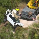 Rescatan el cadáver de una mujer dentro de un coche en un embalse de Cuenca