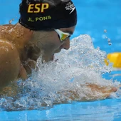 Joan Lluis Pons en los Europeos de natación Joan Lluis Pons en los Europeos de natación