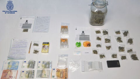 Material incautado por la Polic&iacute;a Nacional de Ciudad Real