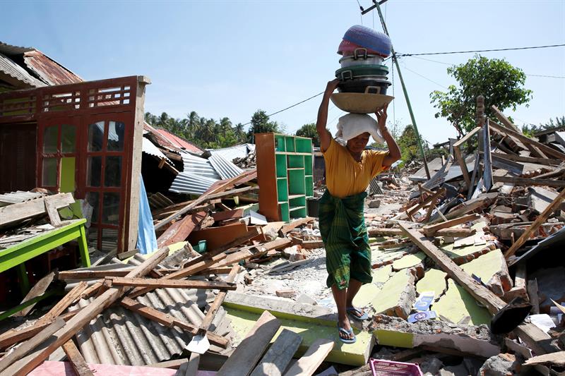 Indonesia eleva a 387 la cifra de muertos por el terremoto en la isla de Lombok Indonesia eleva a 387 la cifra de muertos por el terremoto en la isla de Lombok