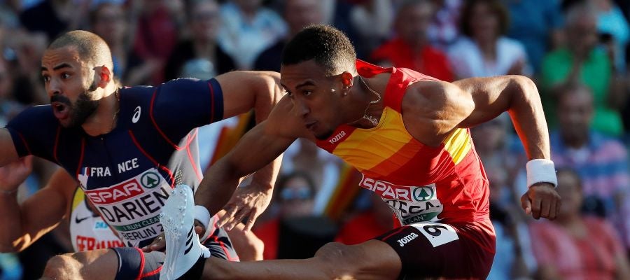 Orlando Ortega, en la prueba de los Europeos de atletismo Orlando Ortega, en la prueba de los Europeos de atletismo