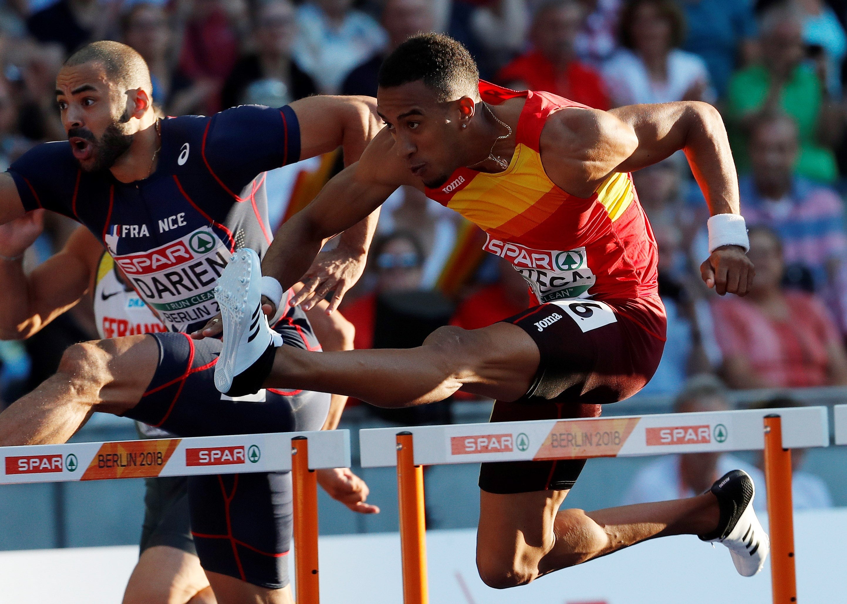 Orlando Ortega se cuelga la medalla de bronce en los 110 metros vallas Orlando Ortega se cuelga la medalla de bronce en los 110 metros vallas