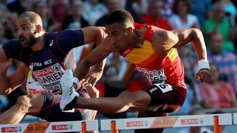 Orlando Ortega, en la prueba de los Europeos de atletismo