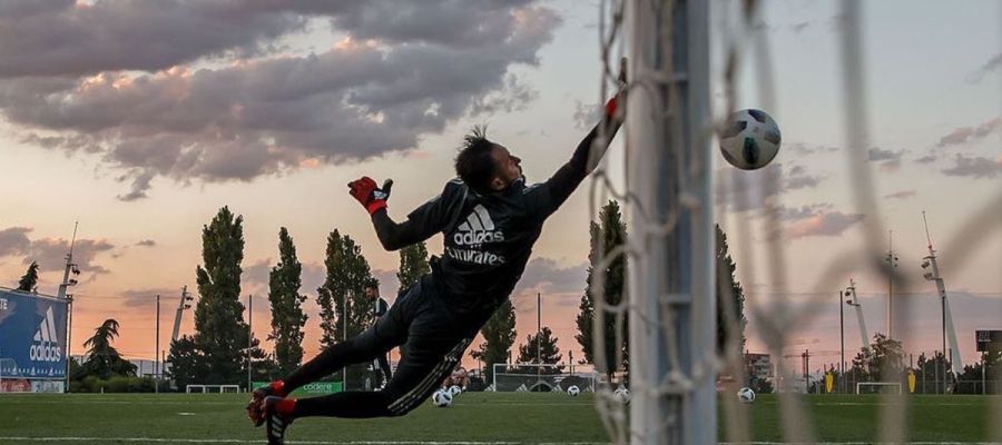 La foto que publicó Keylor La foto que publicó Keylor