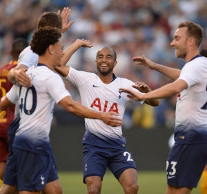 El Tottenham durante un partido de pretemporada El Tottenham durante un partido de pretemporada