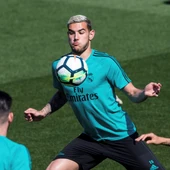 Theo en un entrenamiento con el Real Madrid Theo en un entrenamiento con el Real Madrid