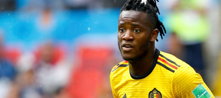 Michy Batshuayi, en un partido con la selección belga Michy Batshuayi, en un partido con la selección belga
