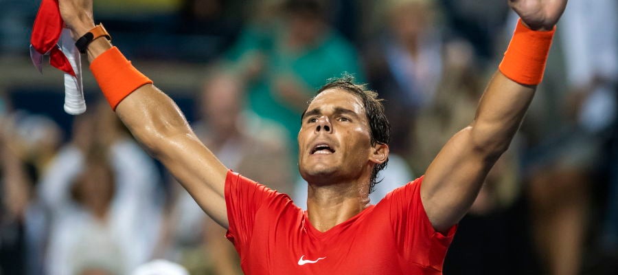 Rafa Nadal tras ganar a Wawrinka Rafa Nadal tras ganar a Wawrinka
