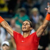 Rafa Nadal tras ganar a Wawrinka