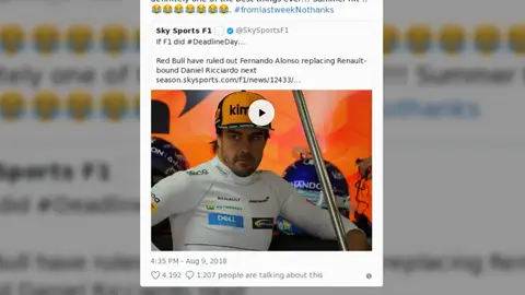 La respuesta de Alonso a Horner La respuesta de Alonso a Horner