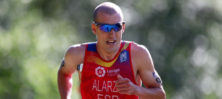 El atleta español Fernando Alarza El atleta español Fernando Alarza