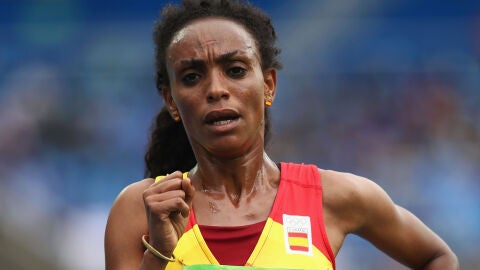 La atleta espa&ntilde;ola Gebre