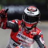 Jorge Lorenzo celebra la victoria