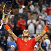 Rafa Nadal celebra su triunfo Rafa Nadal celebra su triunfo